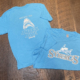 Kids Come to the Shark Side Aqua Shirt
