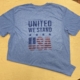 United We Stand Syberg's Tshirt Blue