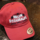 Front View of Helen's Fitzgerald Red Dad Hat