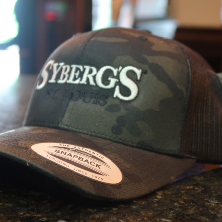 Sybergs Black Camo Trucker Hat