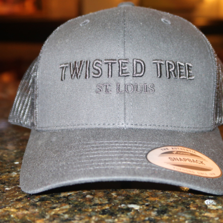 Twisted Tree Puff Black on Black