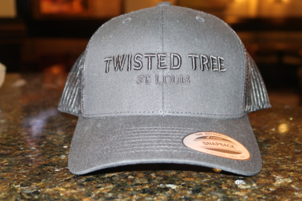 Twisted Tree Puff Black on Black