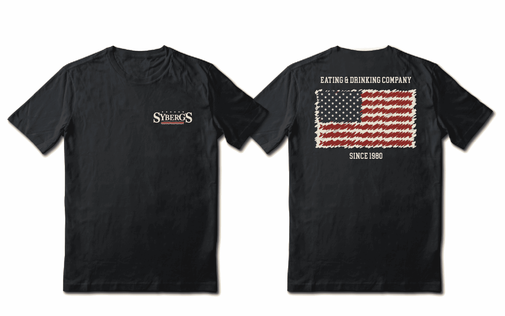 Syberg's Americana Flag Tshirt