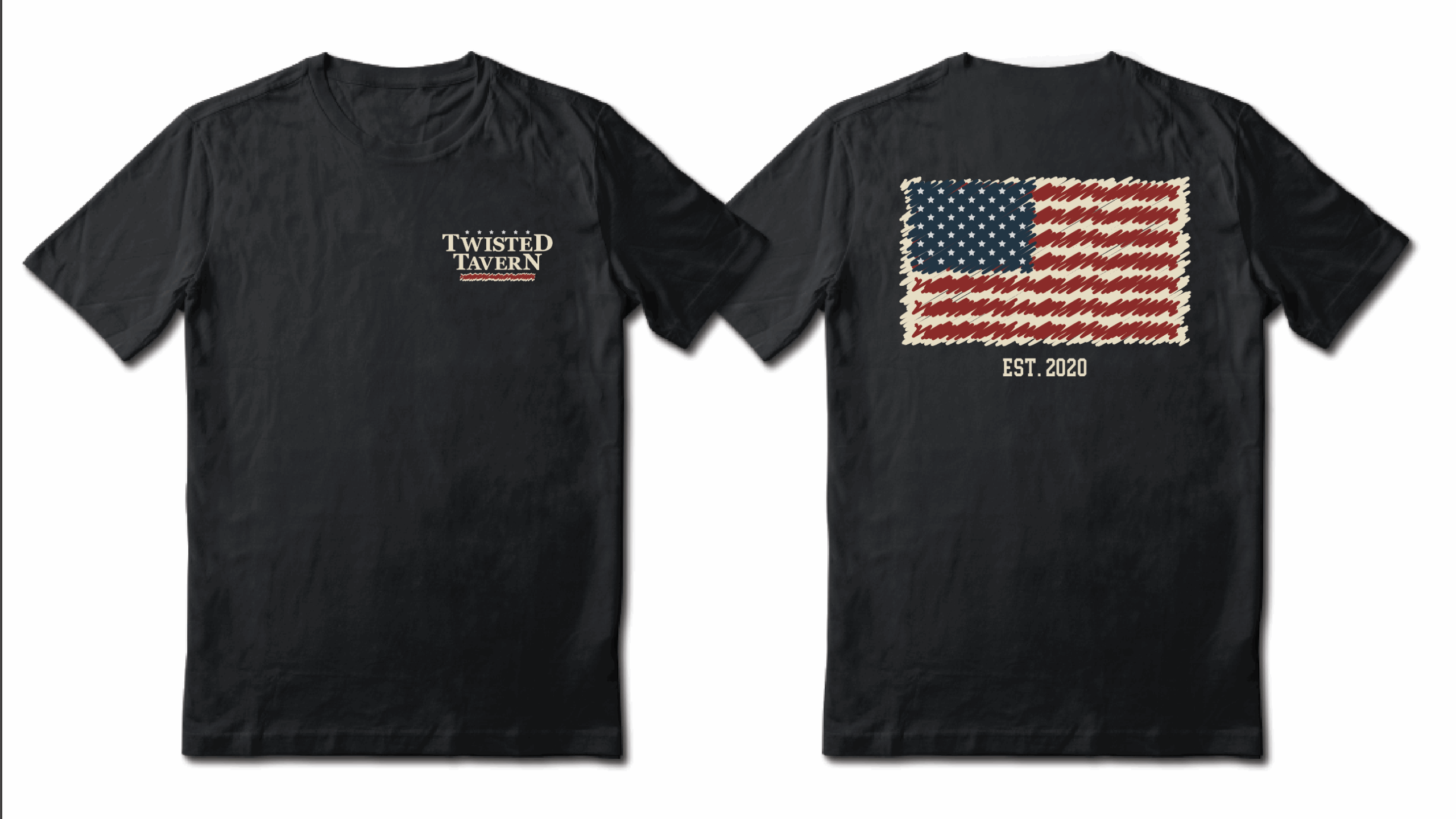 Tavern Americana Flag Tshirt