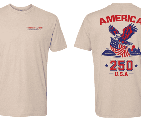 250 America T-shirt - Twisted Tavern